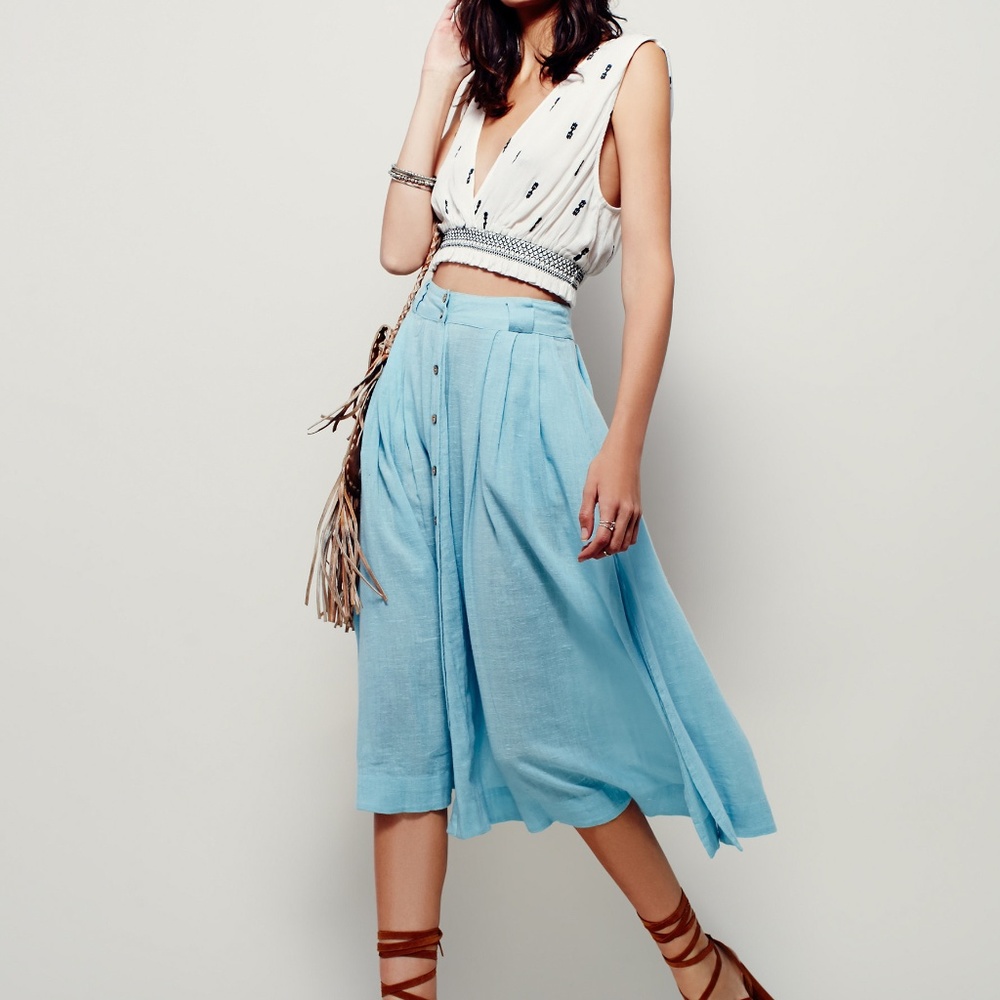 Free People Midi Skirt